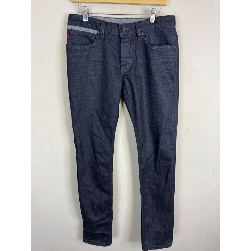 Strellson Sportswear Robin Slim Straight Jeans Dark Indigo‎ 32x34 Button Fly